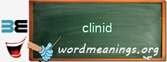 WordMeaning blackboard for clinid